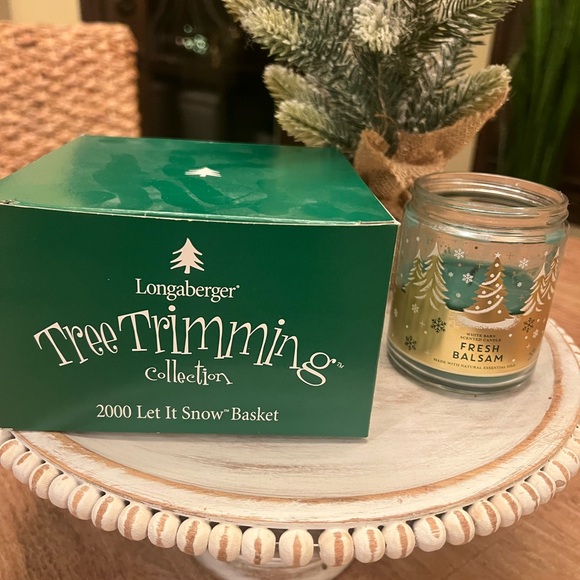 Longaberger 2000 Let it snow basket. Collectors - Picture 2 of 10